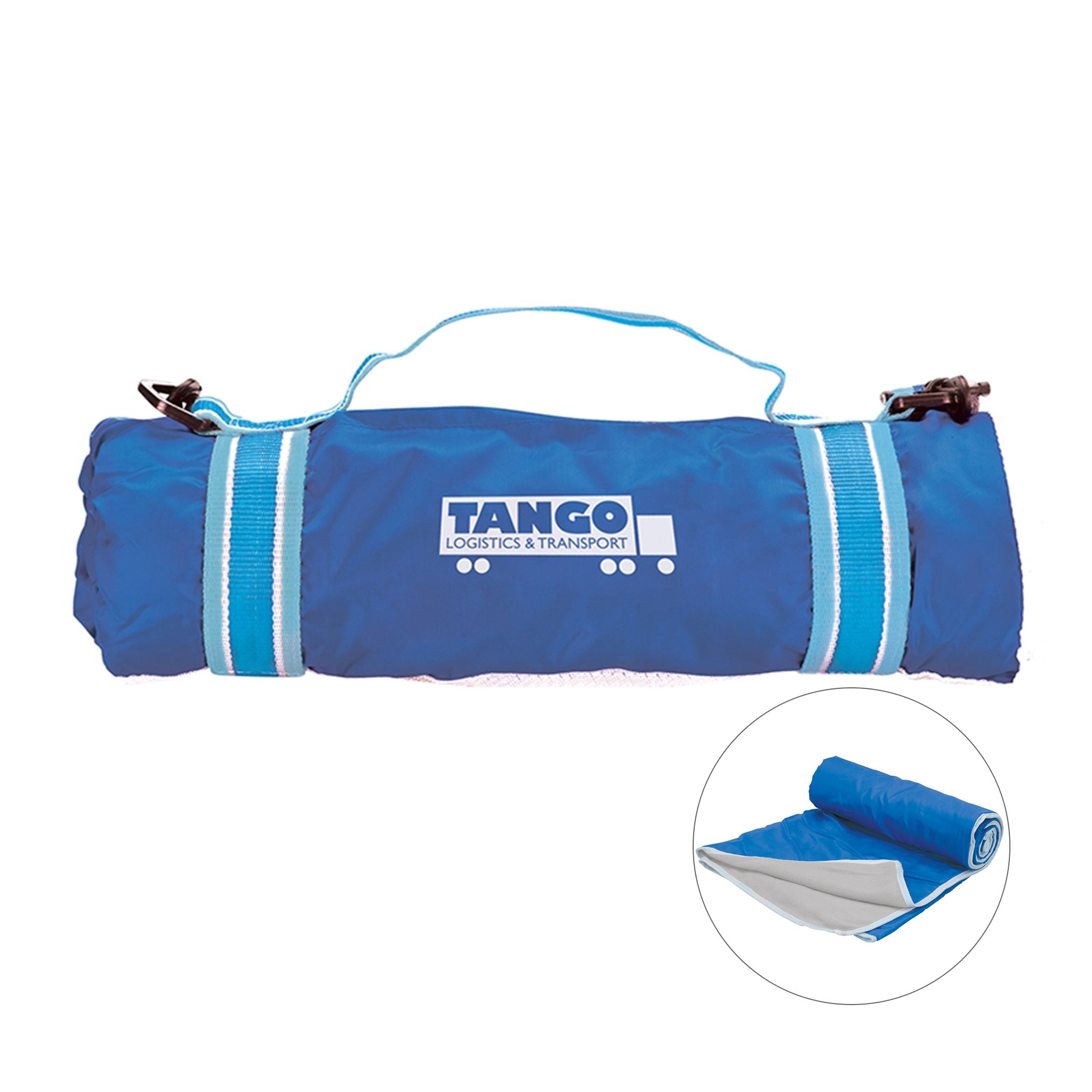 Fleece Picnic Blanket (190T Poly)  Imprinted with Logo (Q812311)