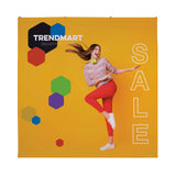 8 Ft. Recycled Straight Splash Floor Display Face Kit  Imprinted with Logo (Q812432)