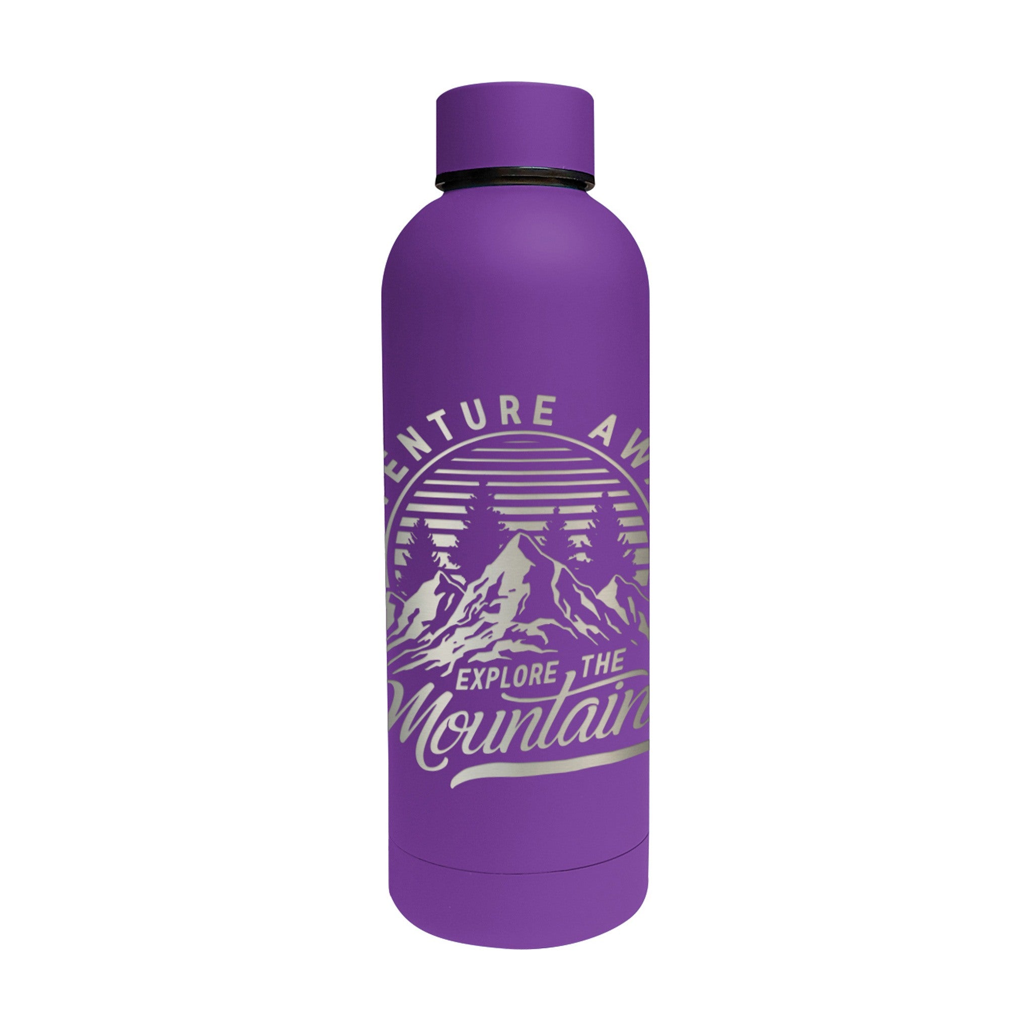 17 Oz. Full Laser Blair Stainless Steel Bottle  Imprinted with Logo (Q812822)