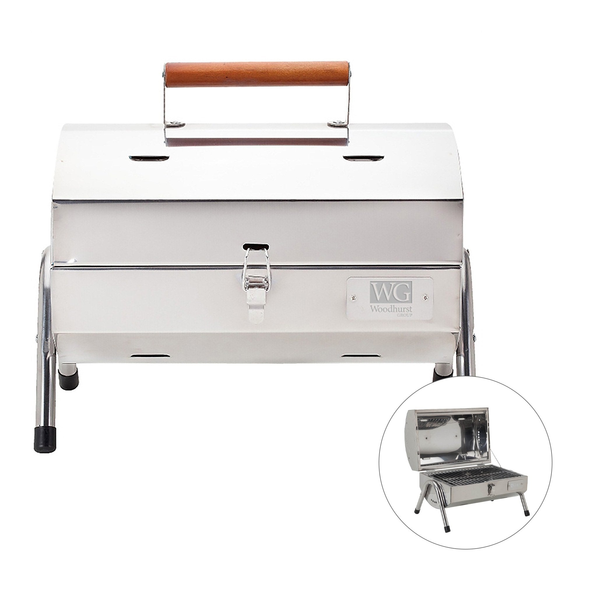 Stainless Steel BBQ Grill  Imprinted with Logo (Q813311)
