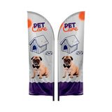 10 Ft. Double-Sided Feather Flag (Q813922)