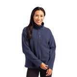 Cutter & Buck Hunts Point Eco Fleece Womens Snap Pullover (Q814332)