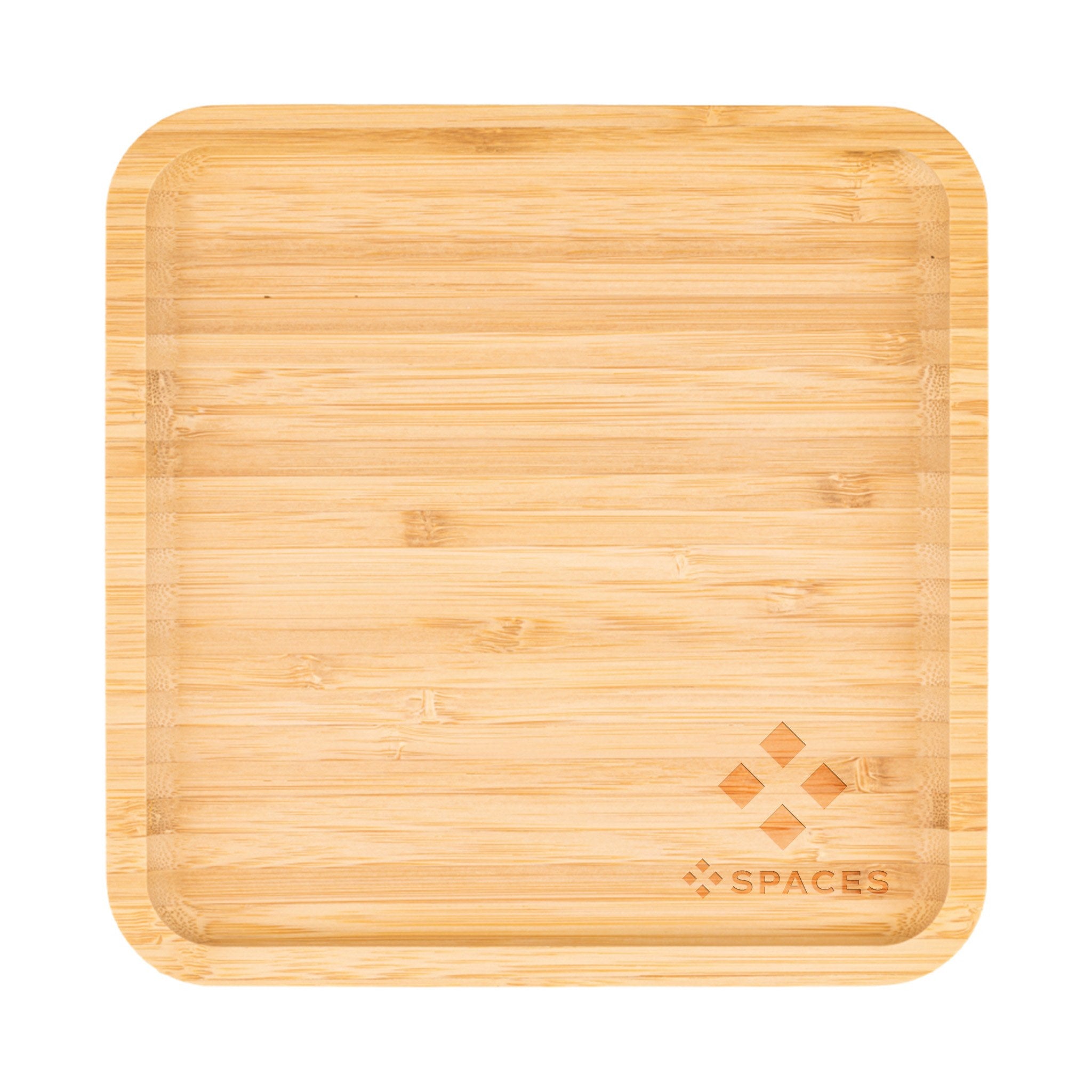 Square Bamboo Serving Tray  Imprinted with Logo (Q814432)