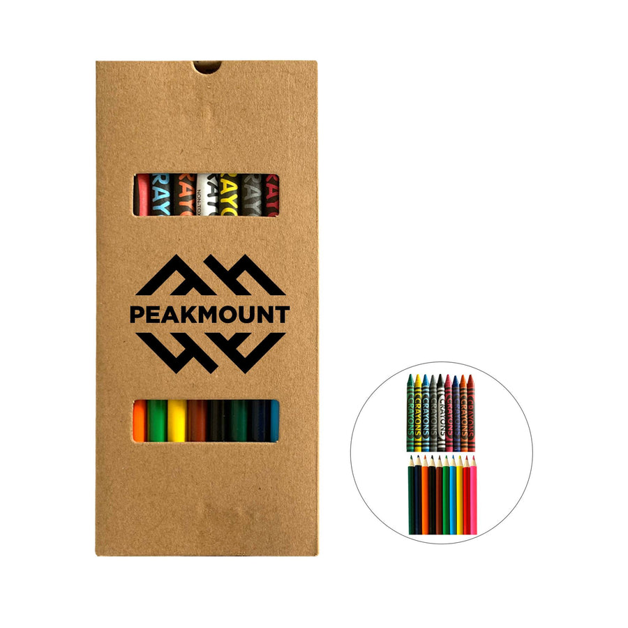 19 Piece Crayon And Pencil Set (Q814522)