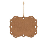 Wood Frame Photo Ornament (Q814922)