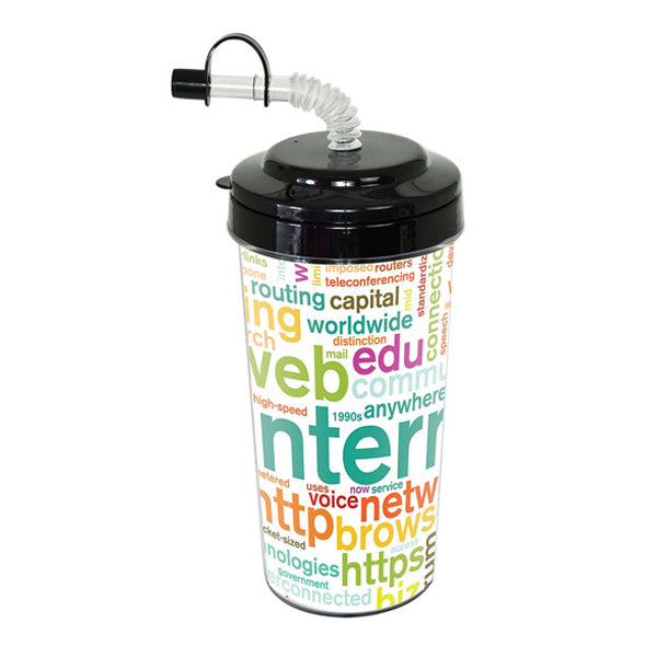20 Oz. Plastic Tumbler  Imprinted with Logo (Q815922)
