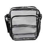 Clear Cross Body Satchel / Messenger Bag (Q816432)