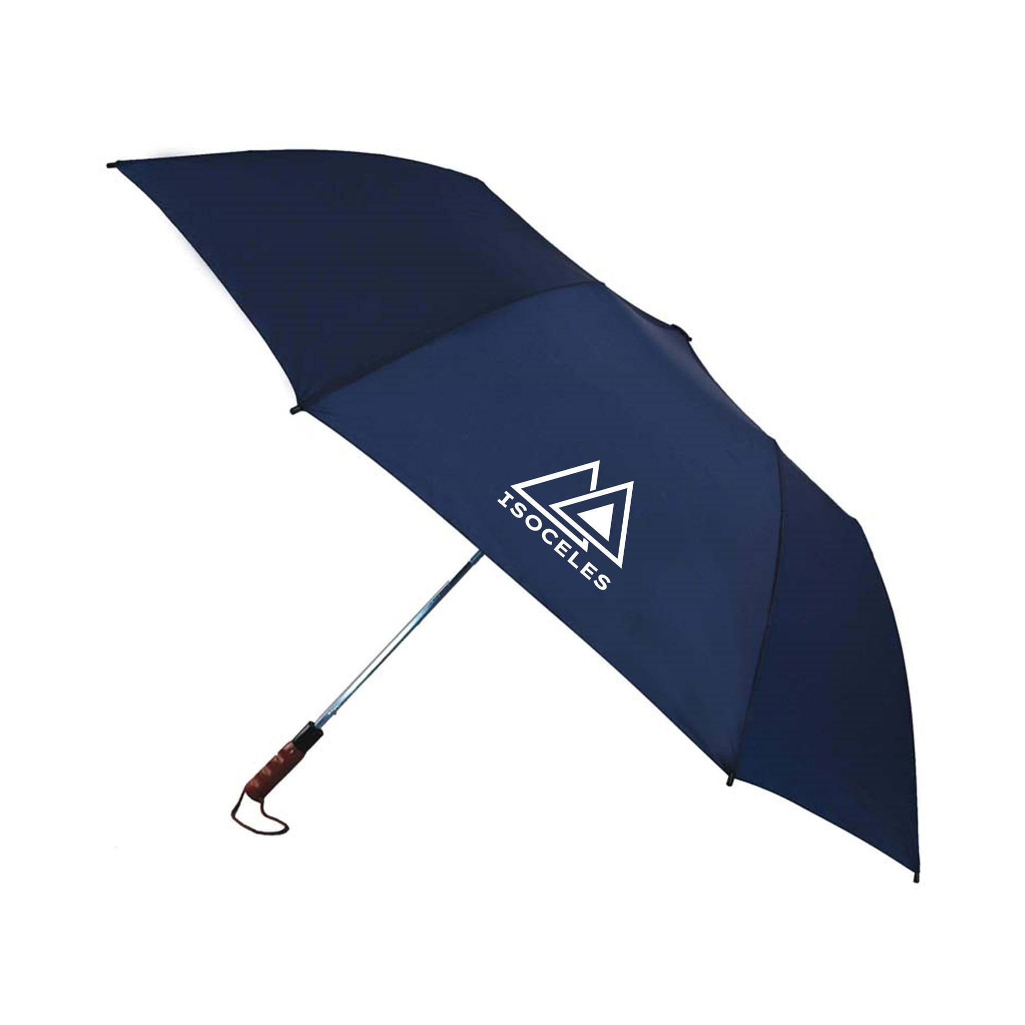 The Large 58 Inch 2 Fold Auto Open Umbrella  Imprinted with Logo (Q817422)
