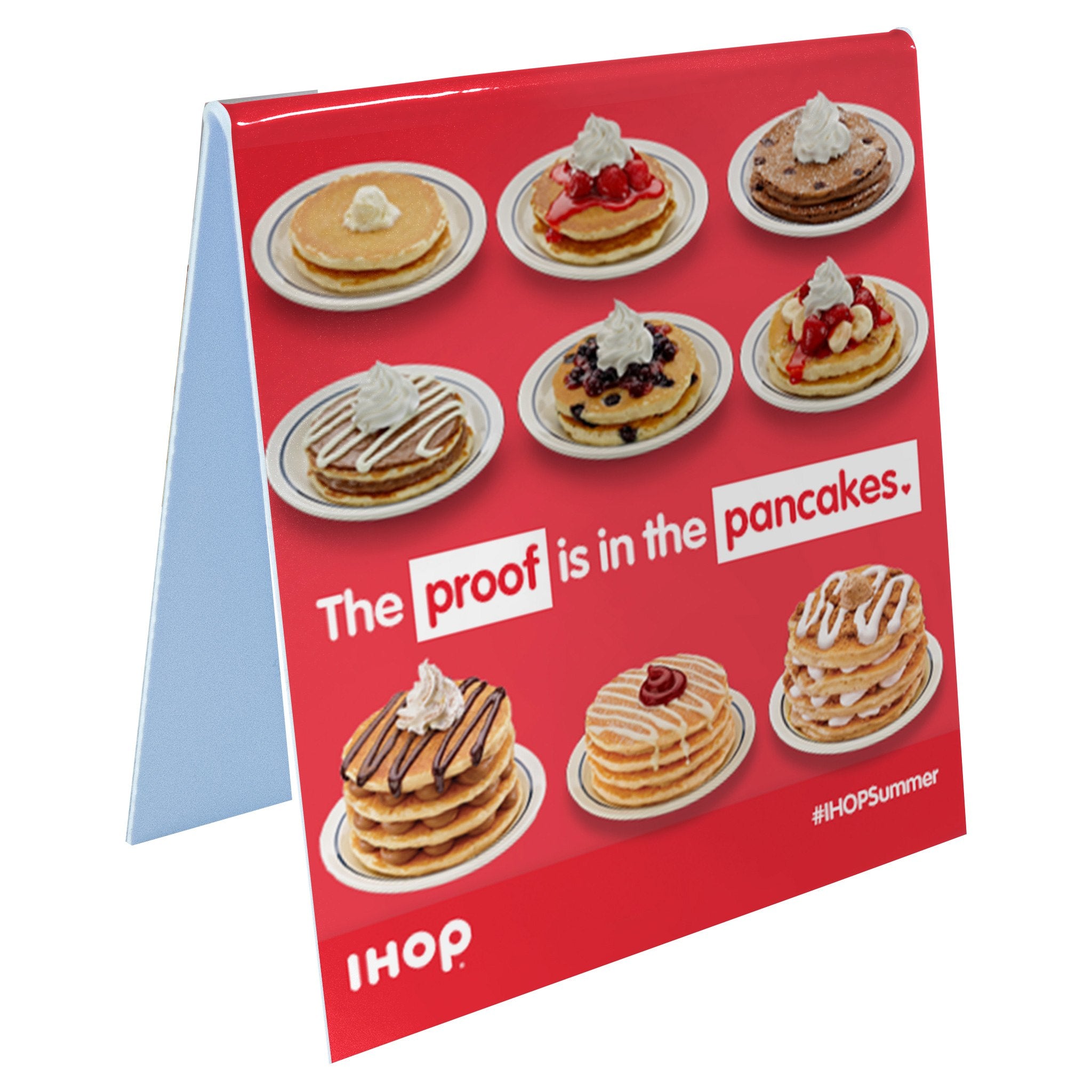 3.6 x 4 Inch Plastic Table Tent Sign (Q817822)