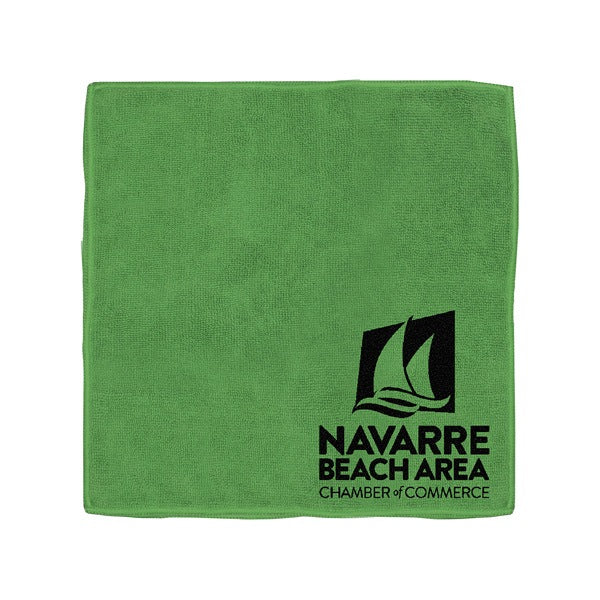 12 x 12 In. LILY 300GSM Heavy Duty Microfiber Sports Towel  Imprinted with Logo (Q818022)