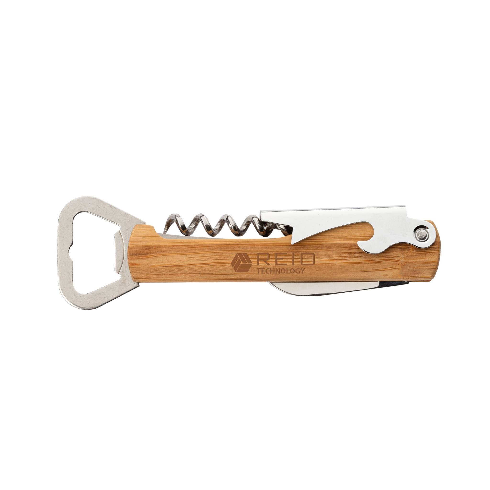 Napa Multi-Function Bamboo Bar Tool  Imprinted with Logo (Q818322)