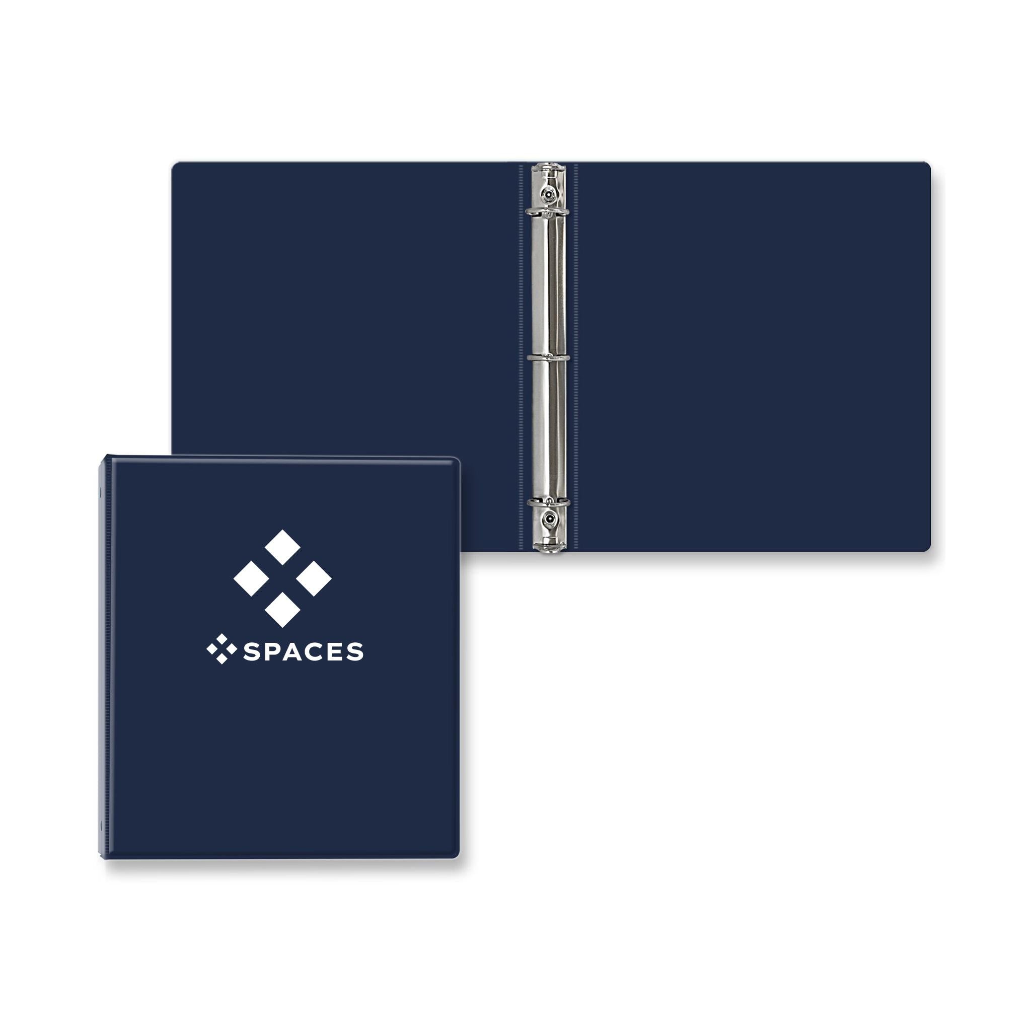 1 Inch Express Round Ring Binder  Imprinted with Logo (Q820122)