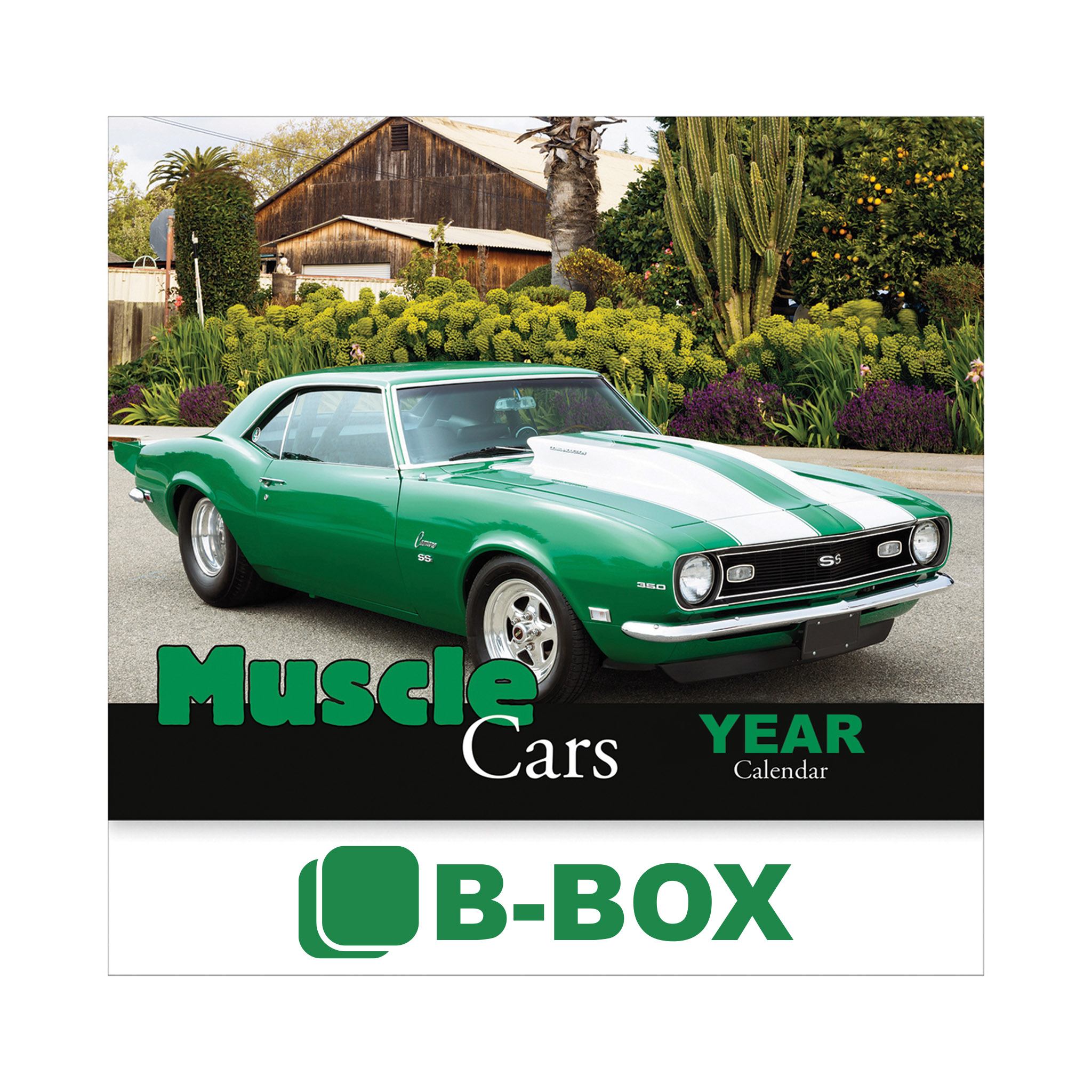 2026 Muscle Cars Wall Calendar - Stapled (Q822222)