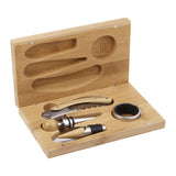 4 Piece Bamboo Wine Gift Set (Q822422)