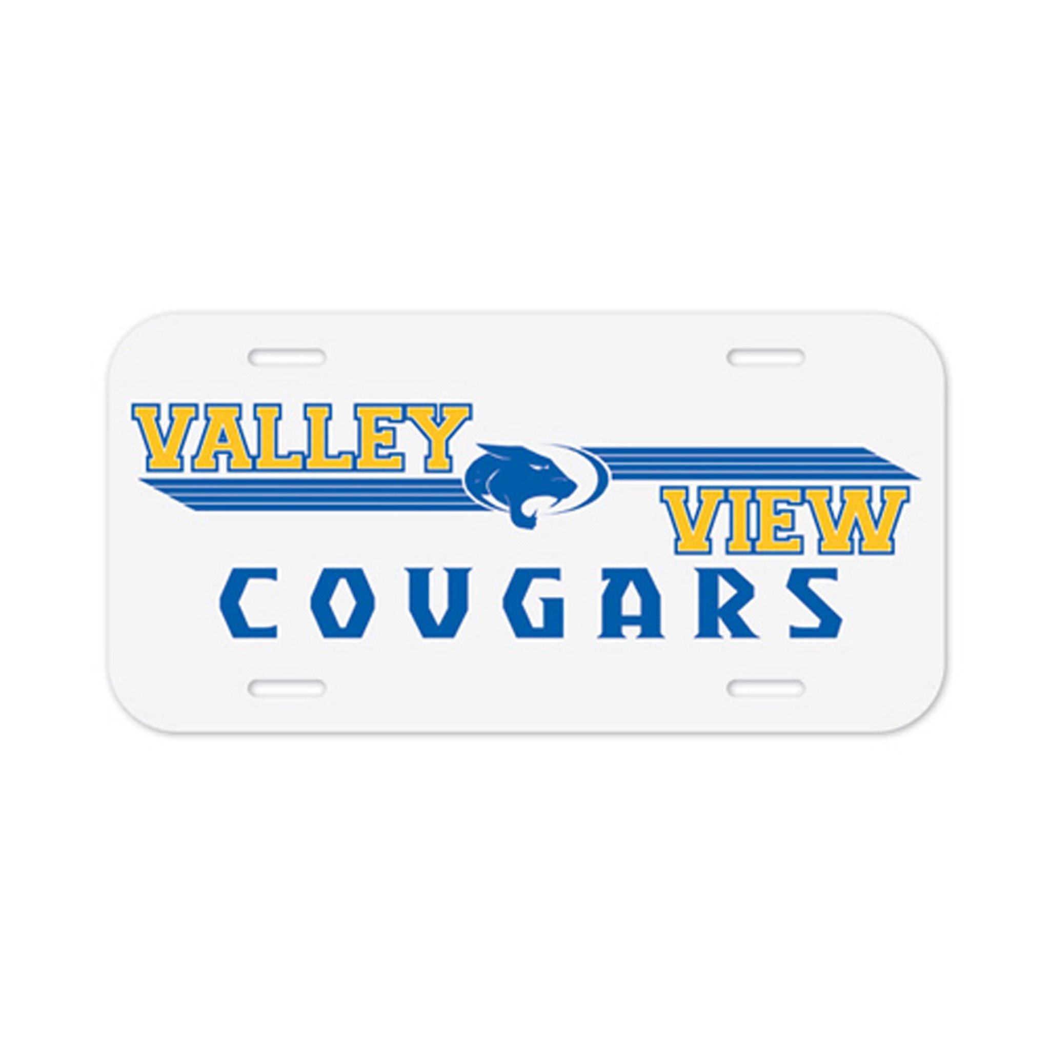 License Plate - 6 x 12 Inch  Imprinted with Logo (Q822432)
