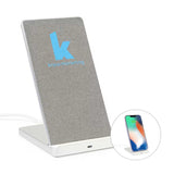 Auden Aluminum Wireless Charging Stand  Imprinted with Logo (Q822922)
