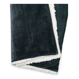 Mink Sherpa Blanket - Charcoal (Q823022)