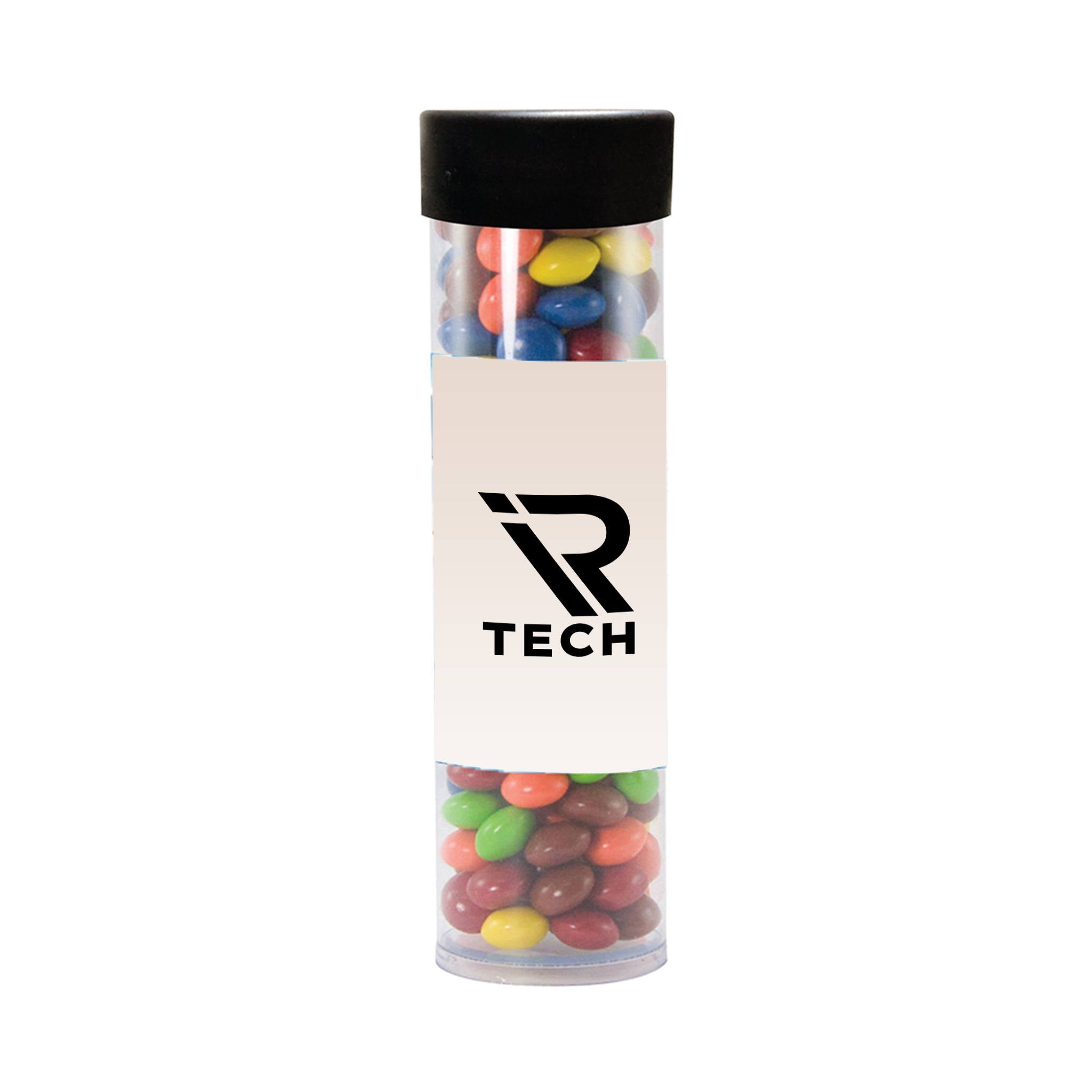 Gourmet Plastic Tube Chocolate Littles (Large)  Imprinted with Logo (Q823222)