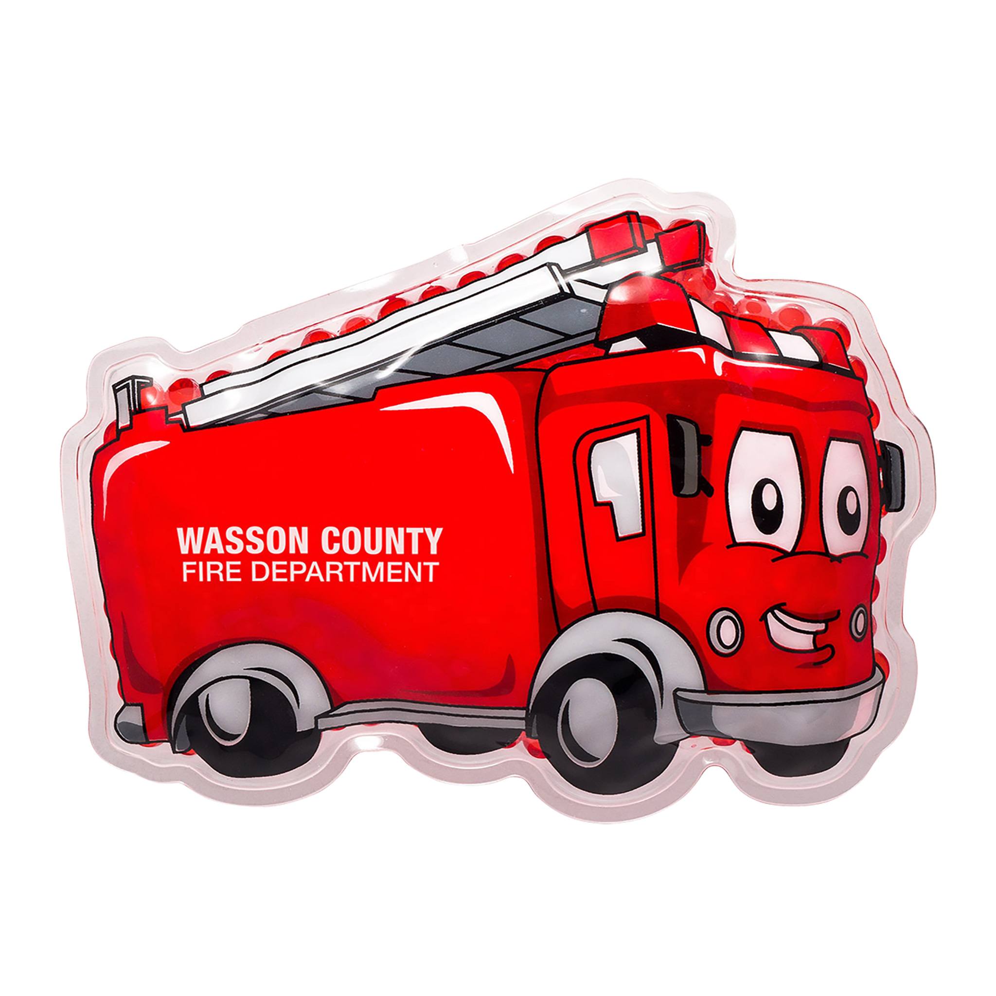 Aqua Pearls™ Fire Truck Hot/Cold Pack  Imprinted with Logo (Q824322)