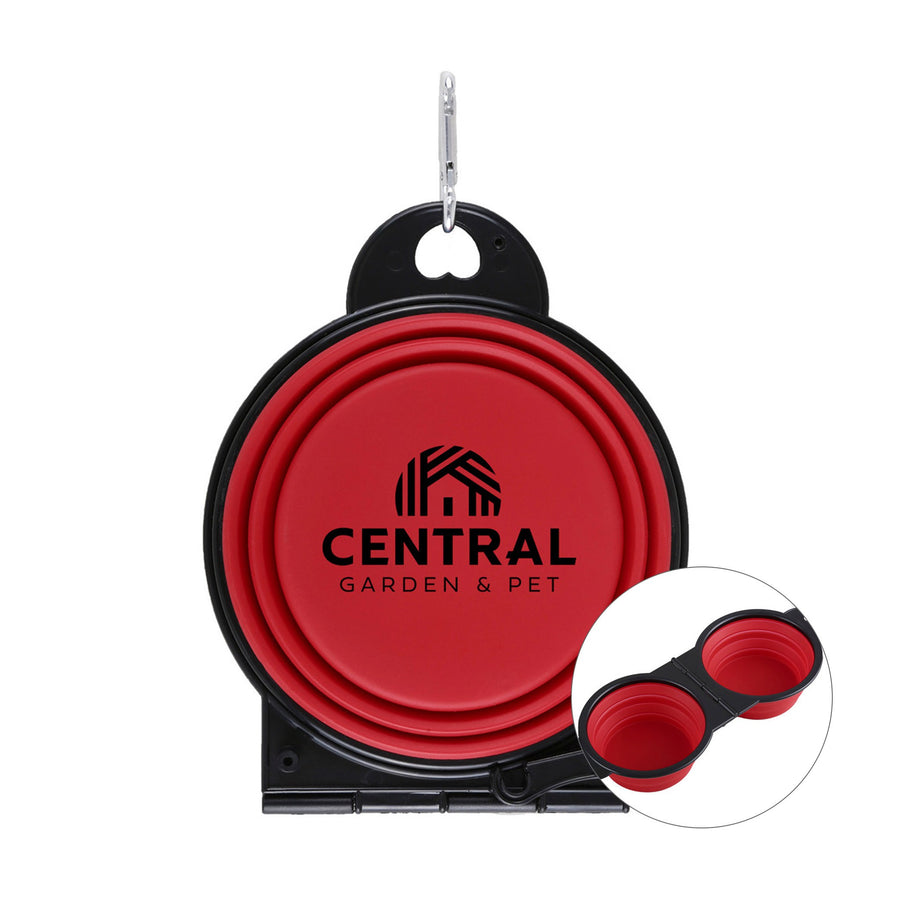 Dual Collapsible Pet Bowl (Q824532)