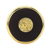 Round Brass Coaster  Imprinted with Logo (Q827311)