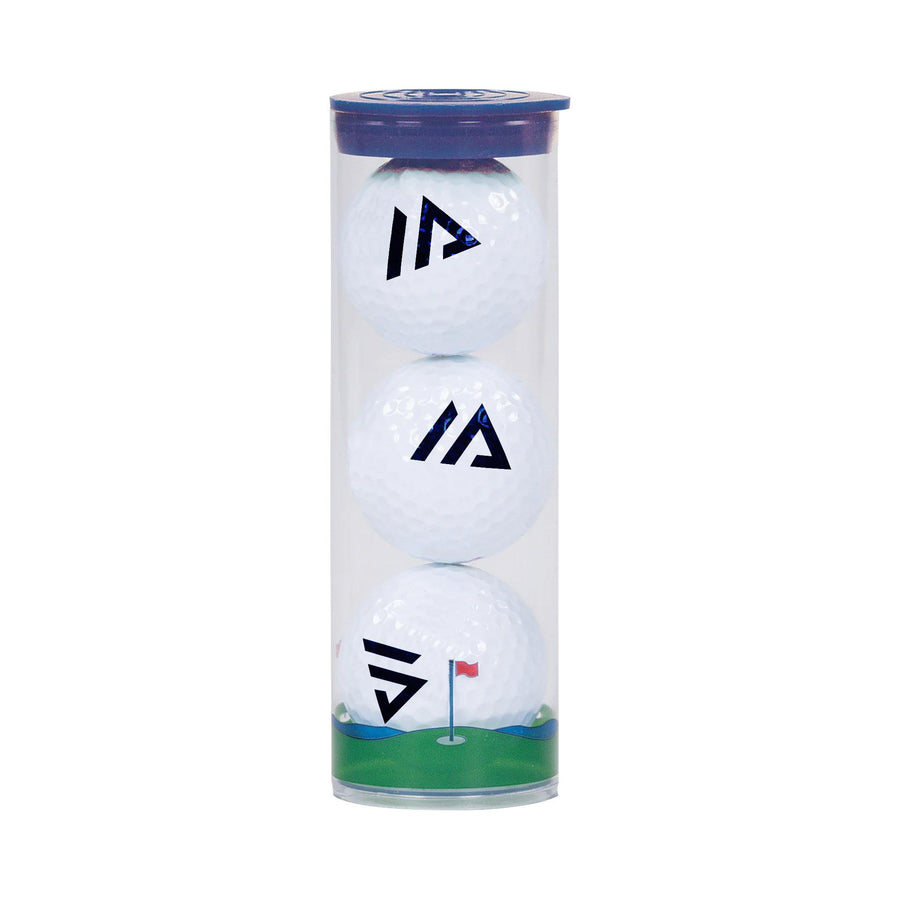 3 Ball Clear Tube With Wilson Chaos Golf Balls (Q828222)
