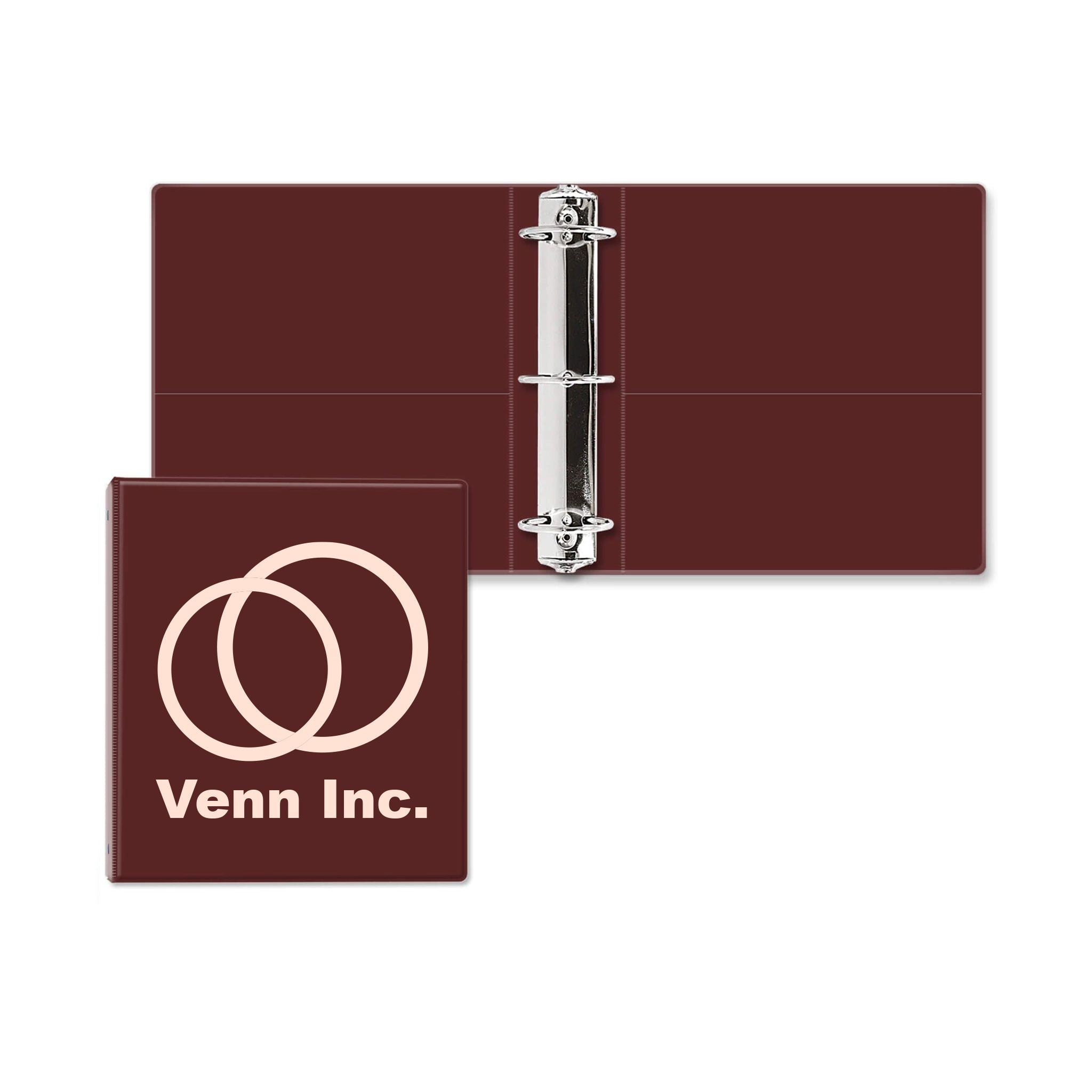 2.5 Inch Classic Round Ring Binder  Imprinted with Logo (Q830122)