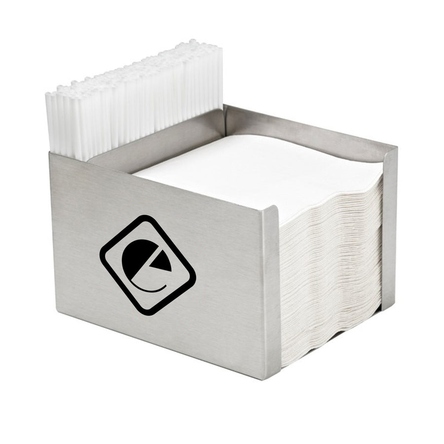Stainless Steel Napkin/Straw Caddy (Q830222)