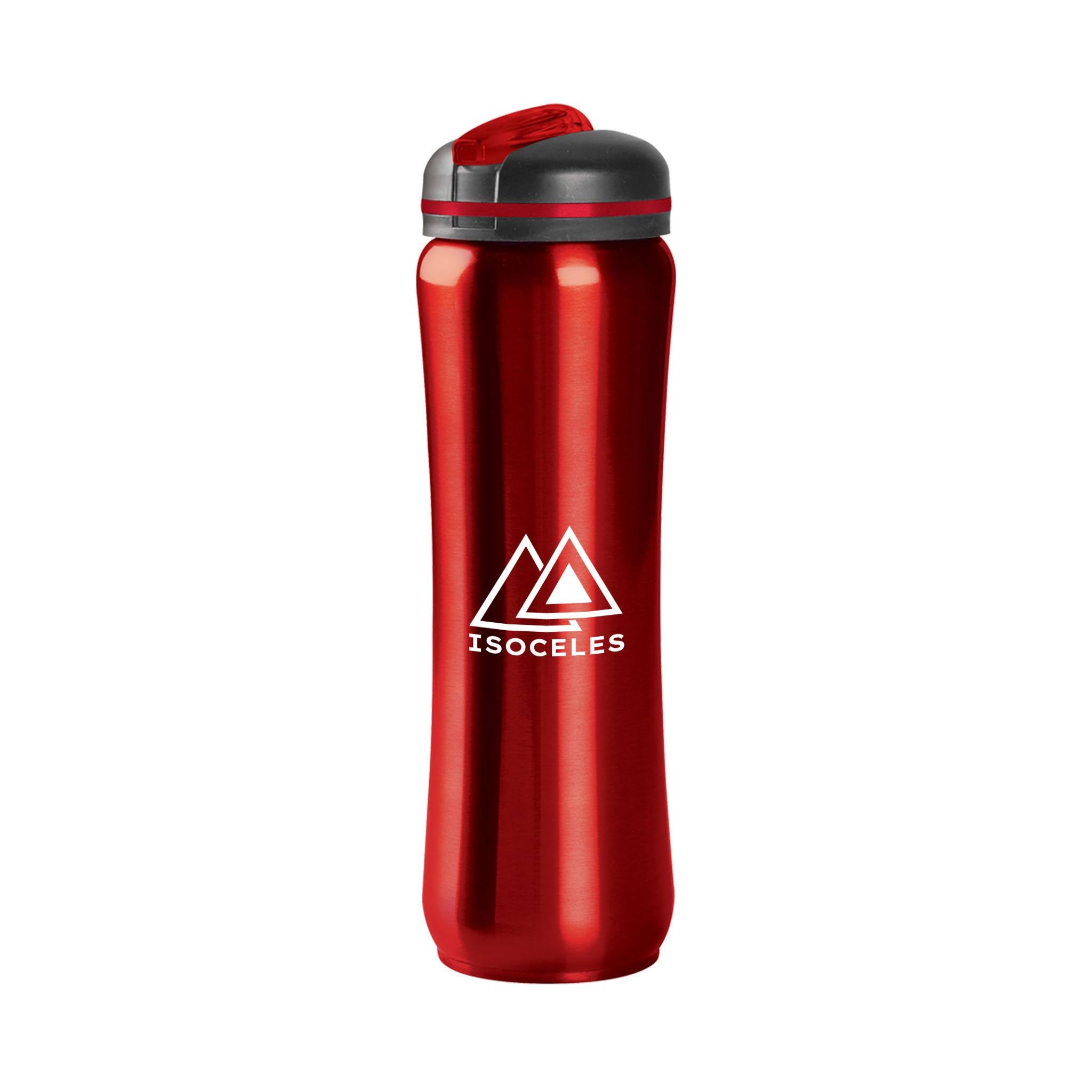 Slim Stainless Water Bottles (28 Oz.)  Imprinted with Logo (Q830311)