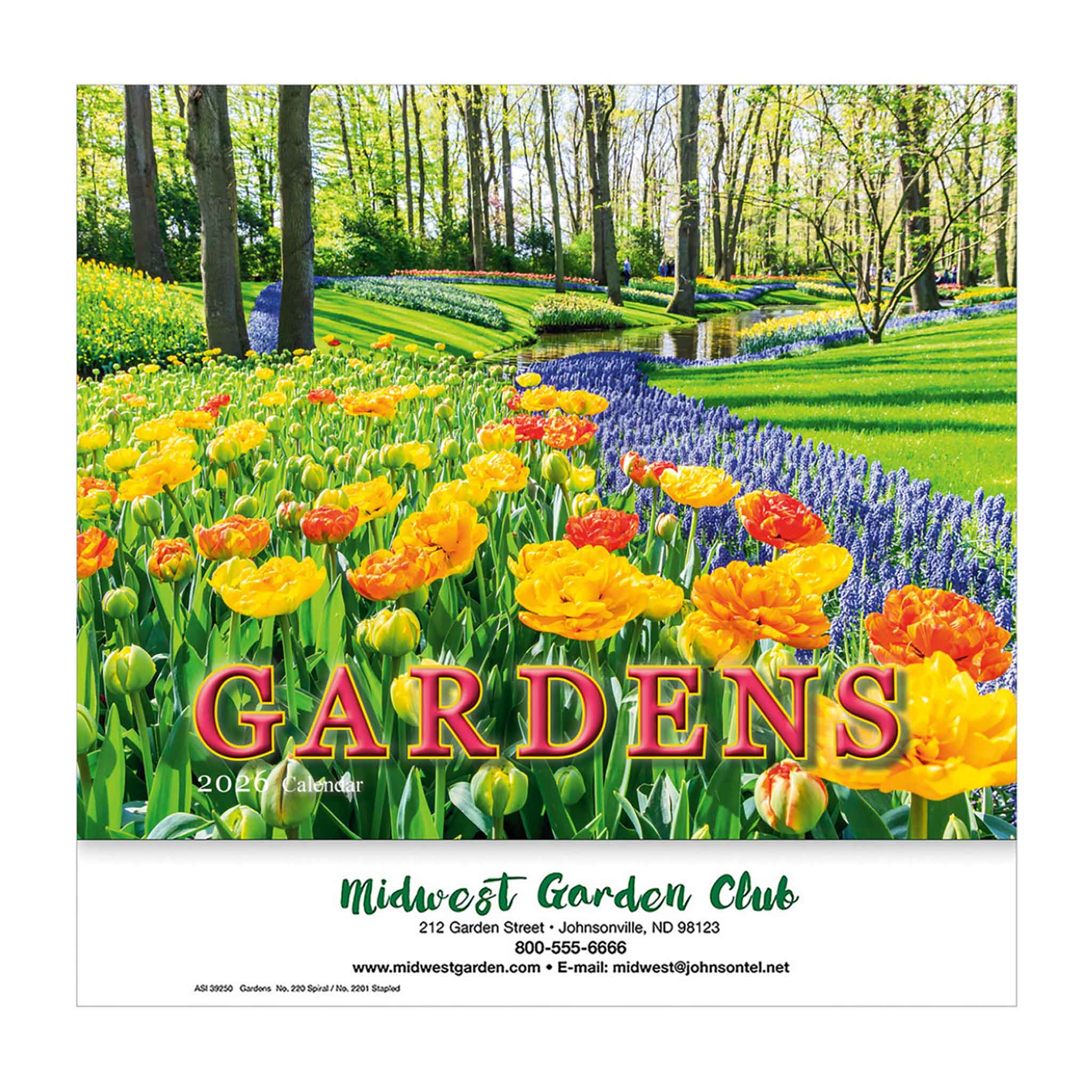 Gardens Wall Calendars - Stapled (Q832011)