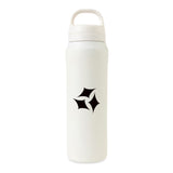 16 Oz. Aviana™ Rowan Recycled Water Bottle - Marshmallow  Imprinted with Logo (Q833022)