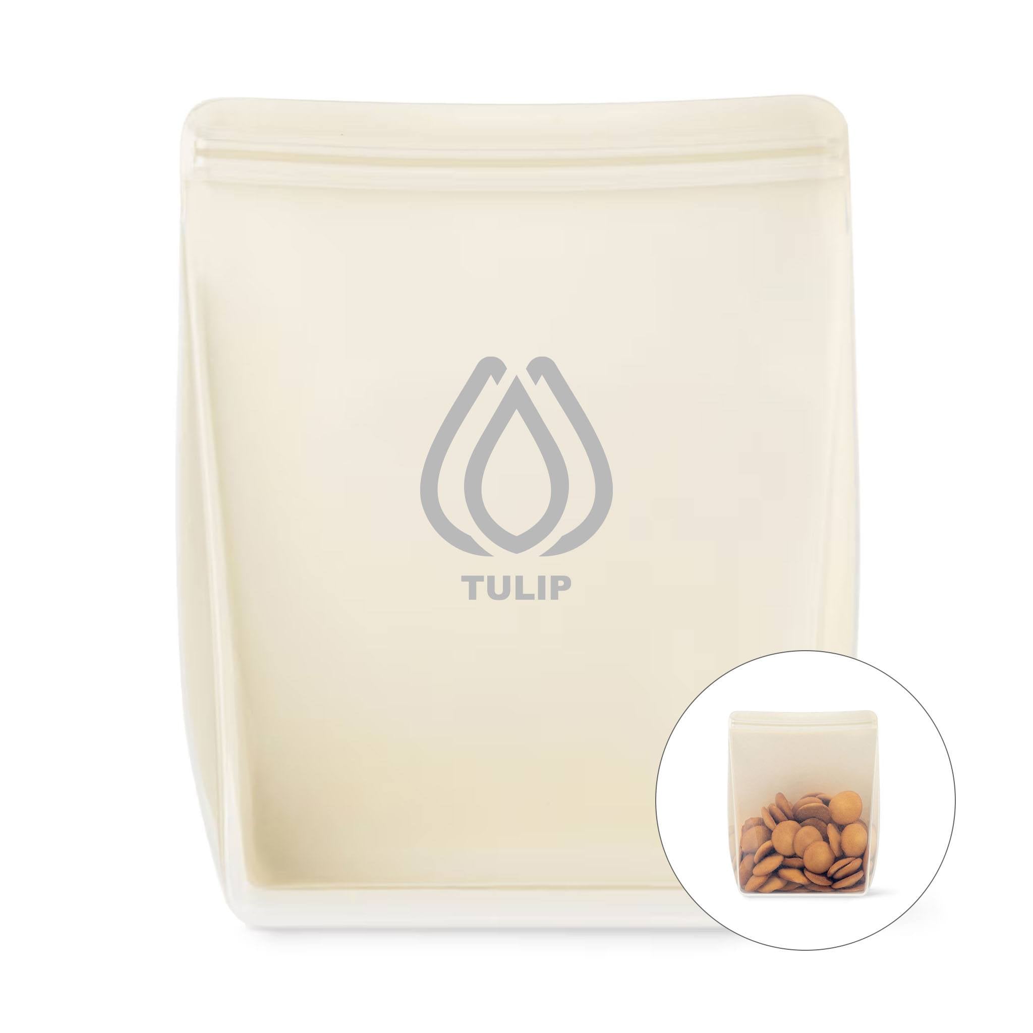 50 Oz. W&P Porter Stand-Up Bag- Cream  Imprinted with Logo (Q833622)
