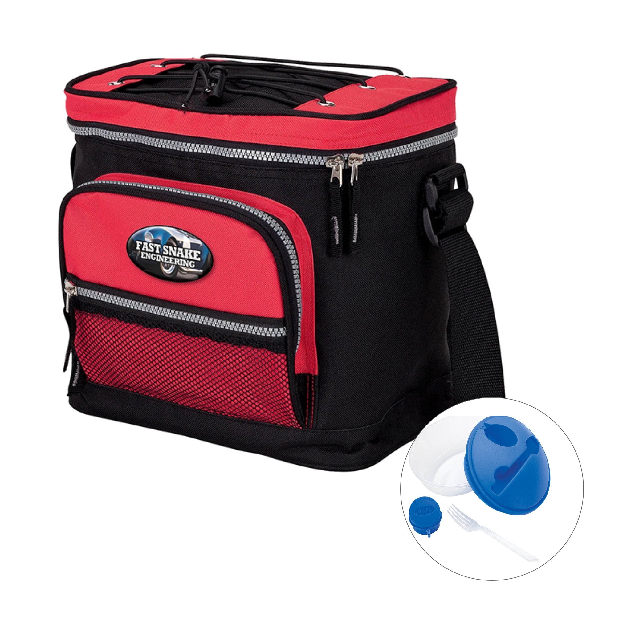 2 Piece Salad Cooler Set  Imprinted with Logo (Q834311)