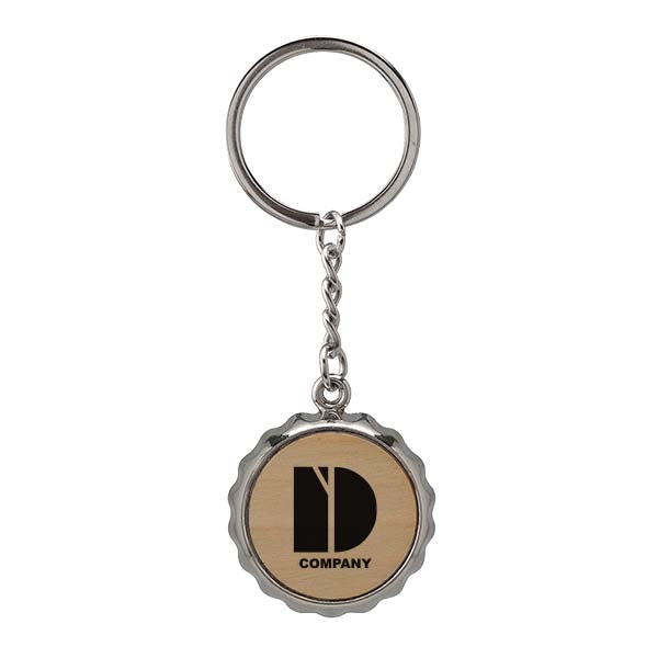 Bottle Cap Bottle Opener Keytag  Imprinted with Logo (Q835922)