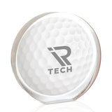 Acrylic Radiant Circle Full Color Award - Medium  Imprinted with Logo (Q836611)