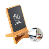 SCX Design® Bamboo 10W Wireless Charger  Imprinted with Logo (Q836622)