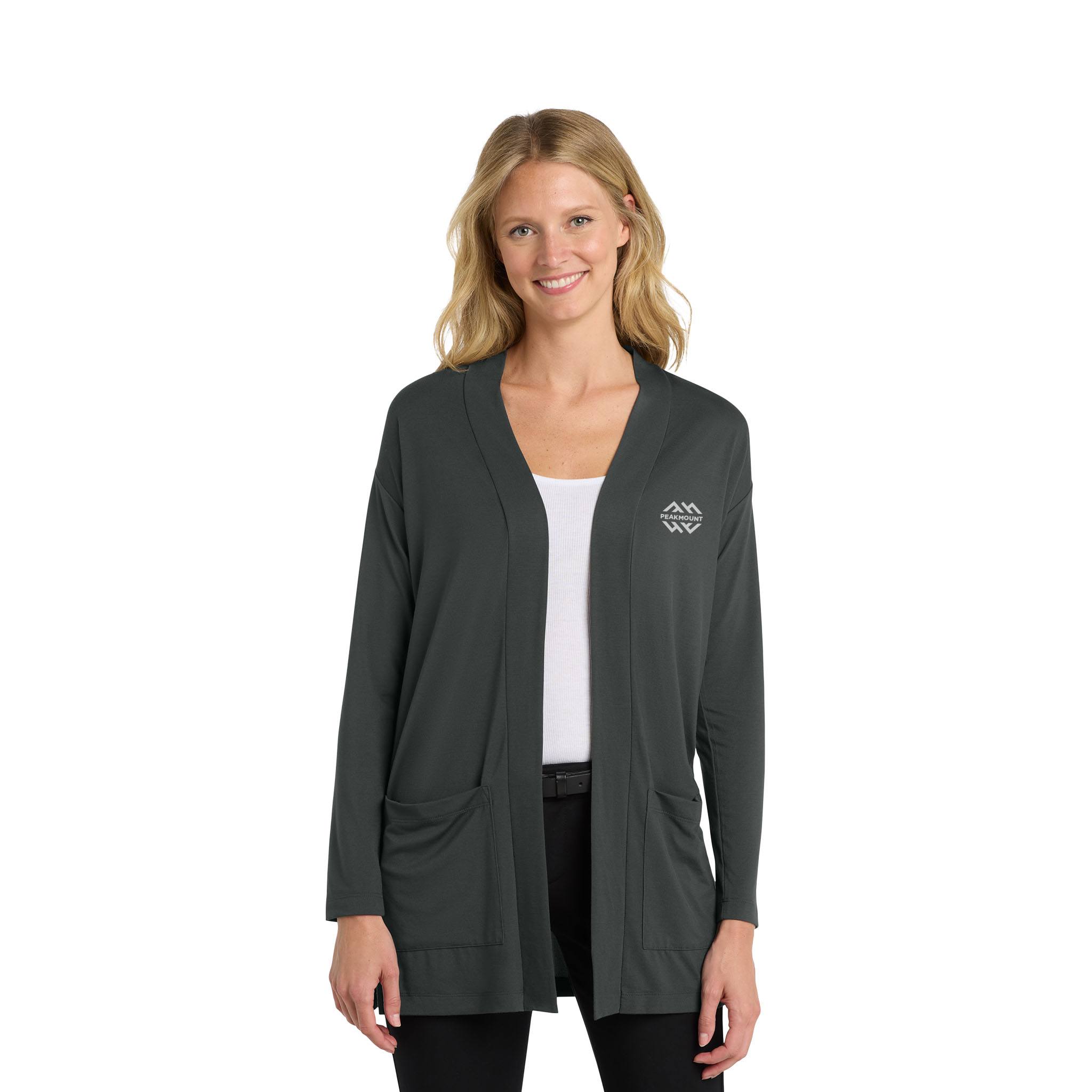 Port Authority ® Ladies Concept Long Pocket Cardigan  Imprinted with Logo (Q838922)