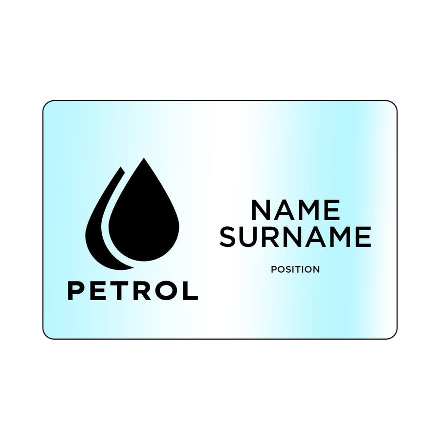 Tucson Express Plastic Name Badge: 3 x 2 In. (Q840022)