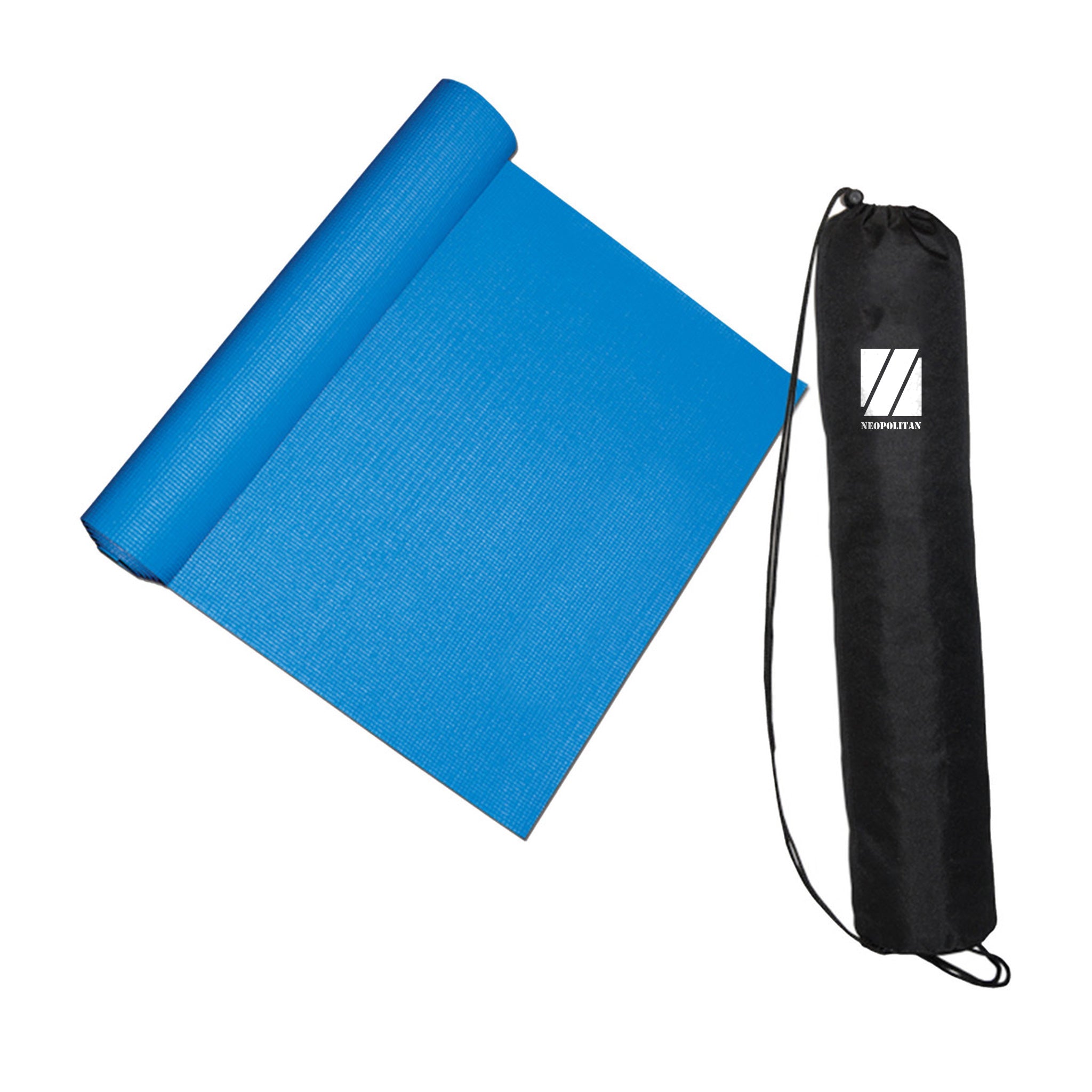 Yoga Mat in Bag: 4mm Mat  Imprinted with Logo (Q840332)
