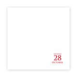Post-it® Printed Notes Calendar Cubes - 3.38 x 3.38 x 1.63 (Q841332)