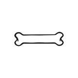 Dog Bone Shaped Car Magnet (Q842122)