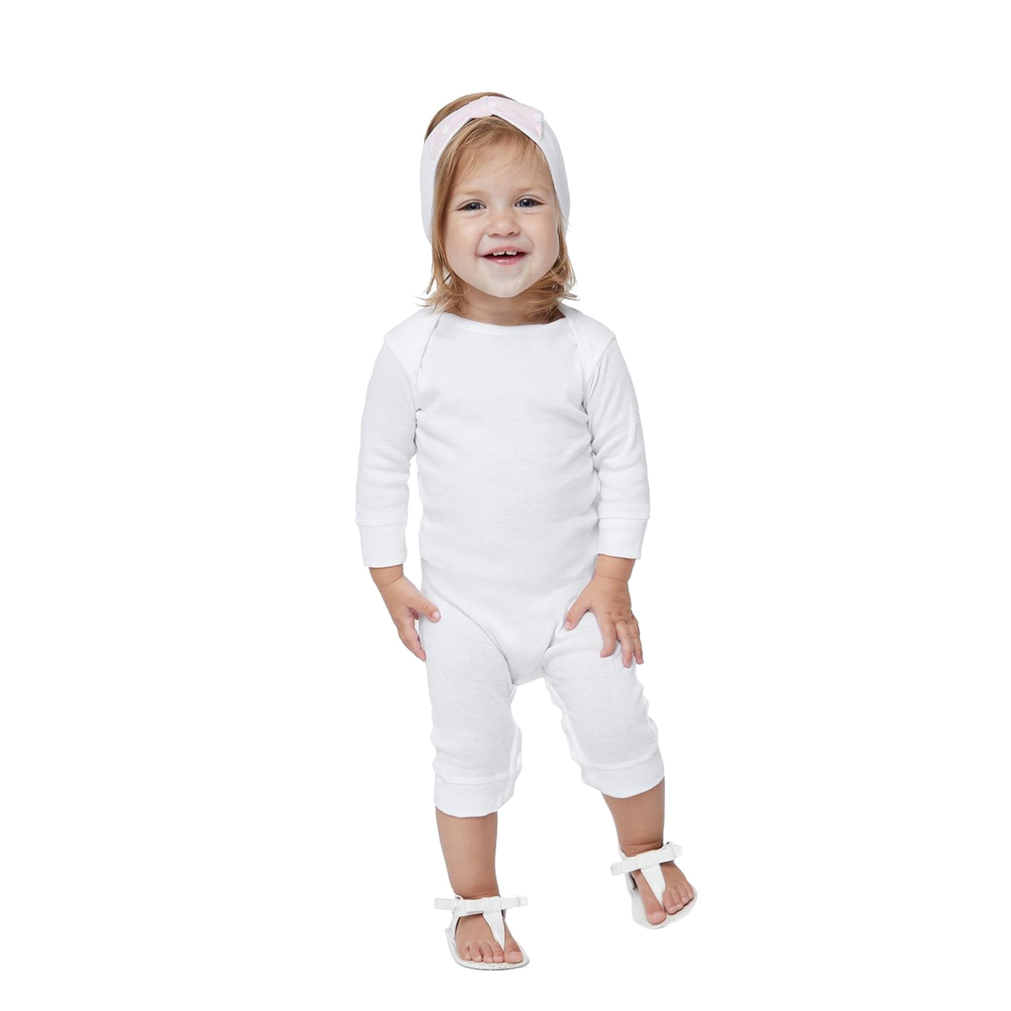 Rabbit Skins Infant Long Legged Baby Rib Bodysuit (Q842332)