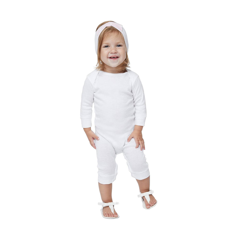 Rabbit Skins Infant Long Legged Baby Rib Bodysuit (Q842332)