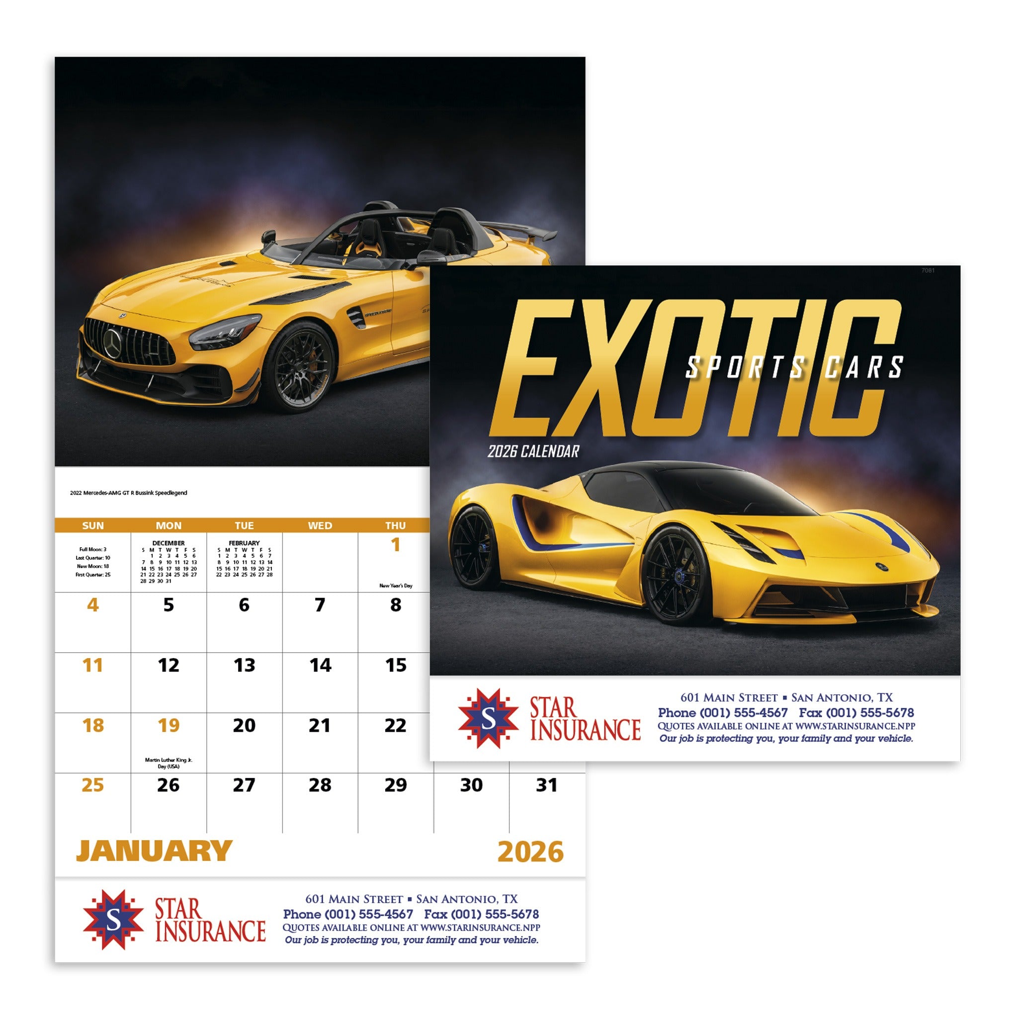 Exotic Sports Cars - Stapled Calendar (Q844722)