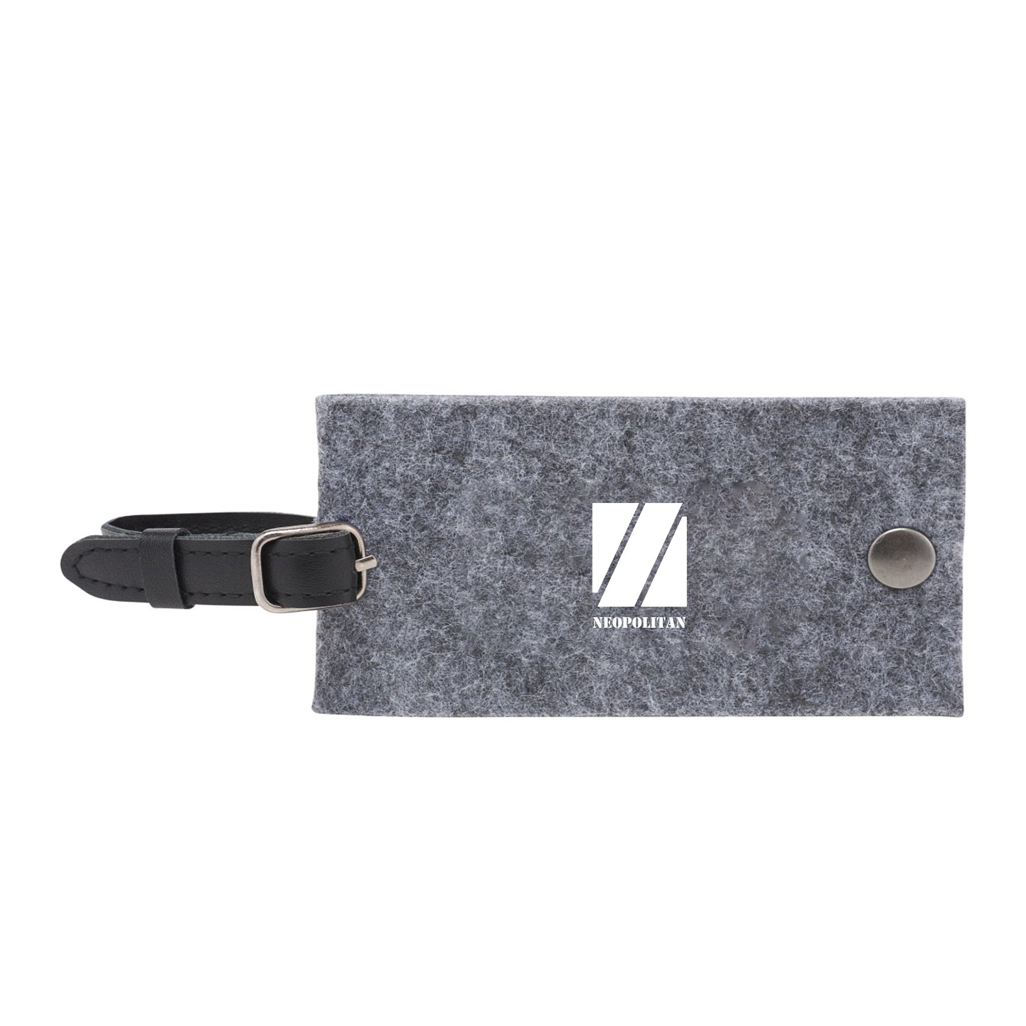 The Goods Recycled Felt Luggage Tag  Imprinted with Logo (Q844922)