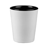 2 Oz. Two Tone Ceramic Shot Glass (Q846222)