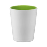 2 Oz. Two Tone Ceramic Shot Glass (Q846222)