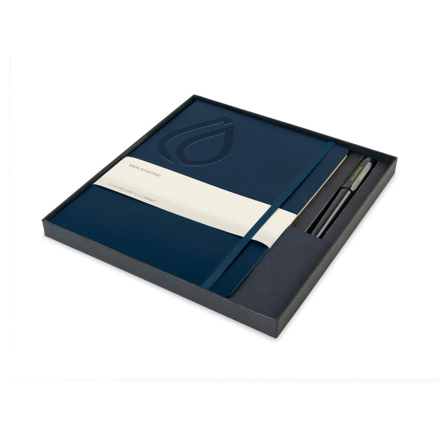 Moleskine® X-Large Notebook and Kaweco Pen Gift Set - SB (Q846332)