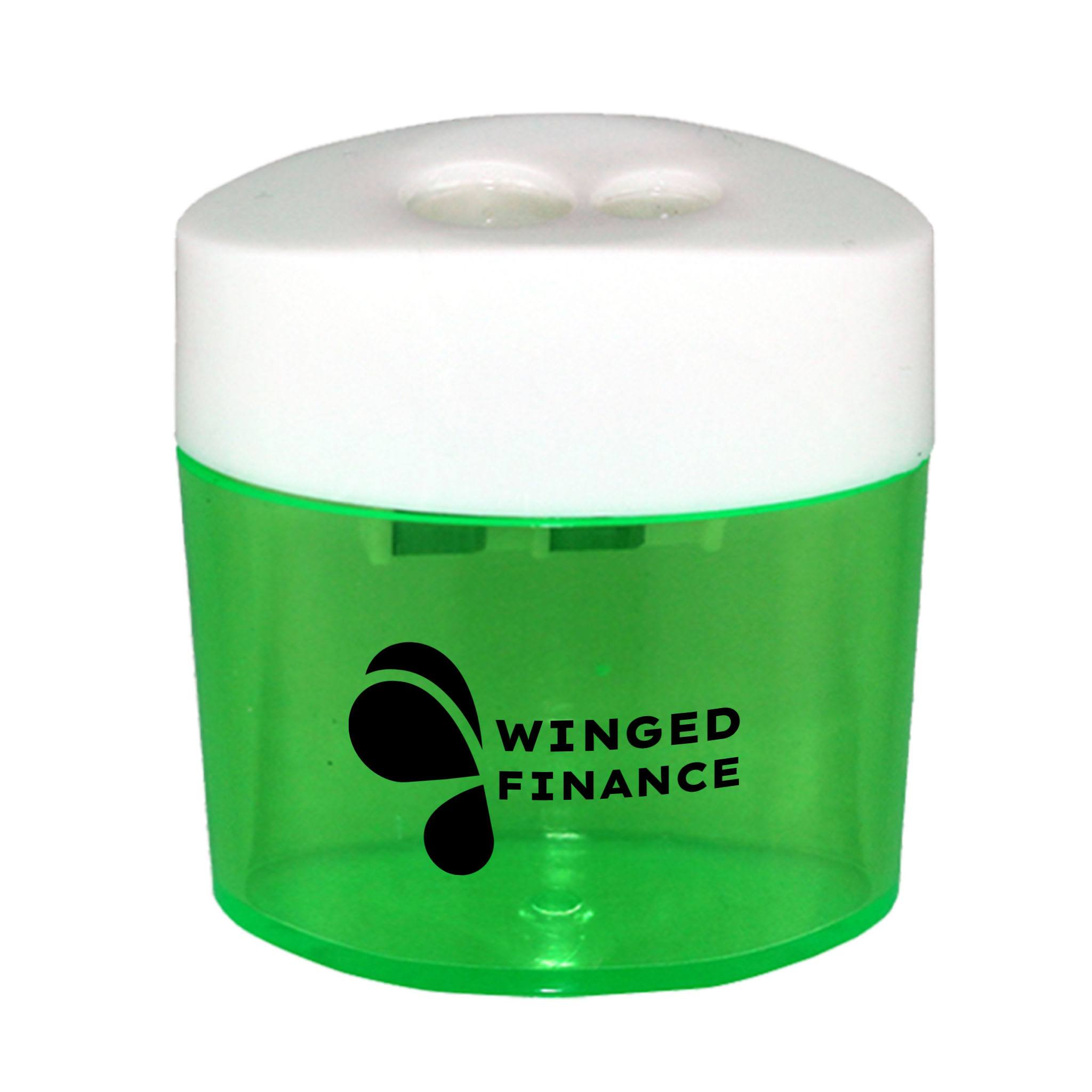 Dual Pencil Sharpeners - Full Color  Imprinted with Logo (Q846811)