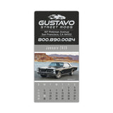 Press-N-Stick Cruisin' Cars Calendar  Imprinted with Logo (Q849122)